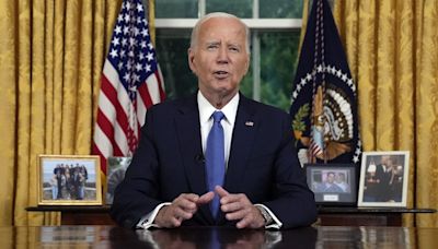 Biden delivers first speech since pulling out of presidential election race