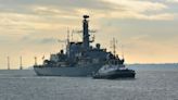 ‘Queen’s Frigate’ leaves base for three-year mission to the Gulf