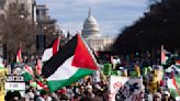 Thousands of Pro-Palestinian Demonstrators March in Washington, London, and Other Cities