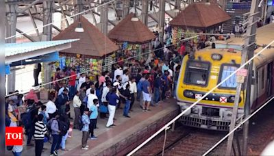 Mumbai: Woman faints at station & falls on track, loses a leg after train runs over her | Navi Mumbai News - Times of India