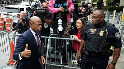 NYC Mayor Eric Adams arrives for arraignment after being indicted on federal corruption charges: Live updates