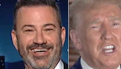 Jimmy Kimmel Trolls Trump's 'Orange Jesus' Super-Fans With Upside-Down Offer