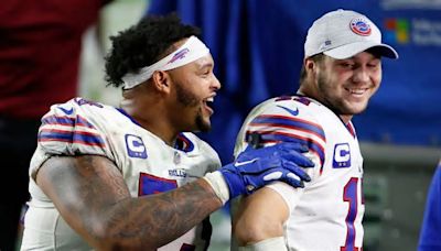 Dion Dawkins PRAISES Josh Allen While Suggesting Stefon Diggs' Exit Wasn't Really A Hardblow For Bills