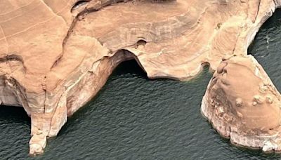 Geological feature known as the 'Toilet Bowl' collapses in southern Utah