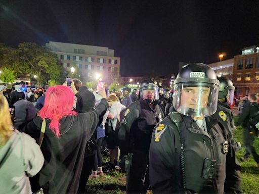 At least 12 arrested after police break up 6-hour Israel protest at Ohio State University