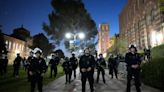 Police detain anti-war protesters at UCLA pro-Palestinian encampment