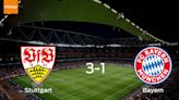 Stuttgart gana 3-1 a Bayern de Múnich y se lleva los tres puntos