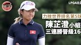 【高爾夫球】陳芷澄LPGA比洞賽小組賽全勝闖16強
