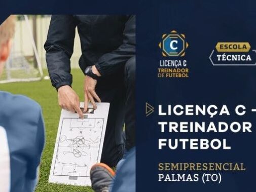 Palmas sediará pela 1ª vez o Curso de Treinador Licença C da CBF Academy; inscrições abertas