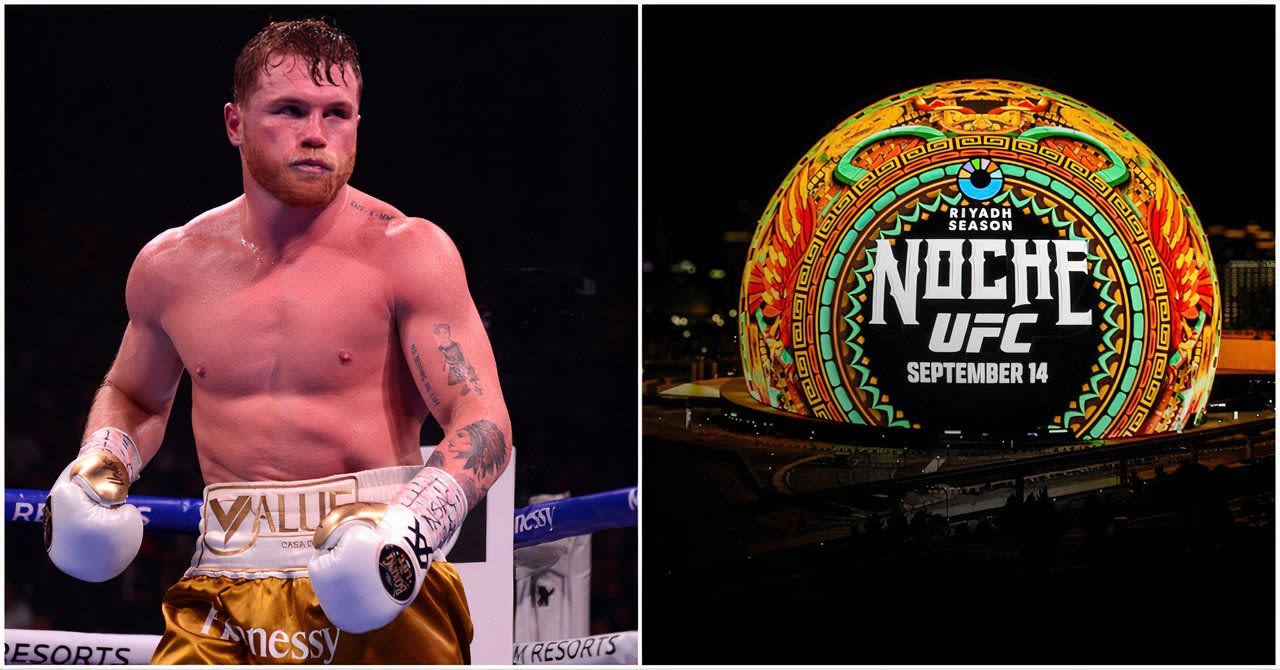 Saul 'Canelo' Alvarez is reportedly going head-to-head with UFC 306 at The Sphere