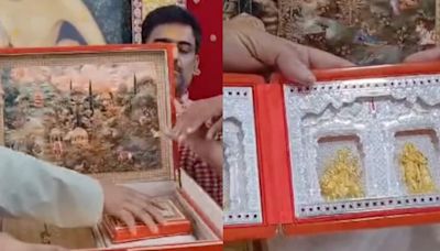 Anant Ambani, Radhika Merchant send wedding card to Banke Bihari temple in Mathura