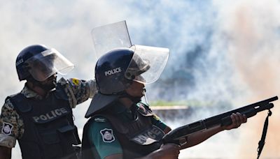 Photos: Bangladesh job quota protesters call for nationwide shutdown