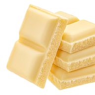 Made with cocoa butter, sugar, and milk Sweet and creamy flavor Does not contain cocoa solids