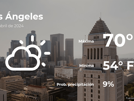 Pronóstico del clima en Los Ángeles para este viernes 26 de abril - La Opinión