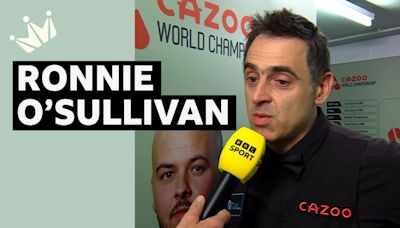 World Snooker Championship: Ronnie O'Sullivan changes to game