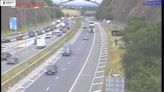 Drivers filming M5 lorry-bridge crash on phones face fines and points