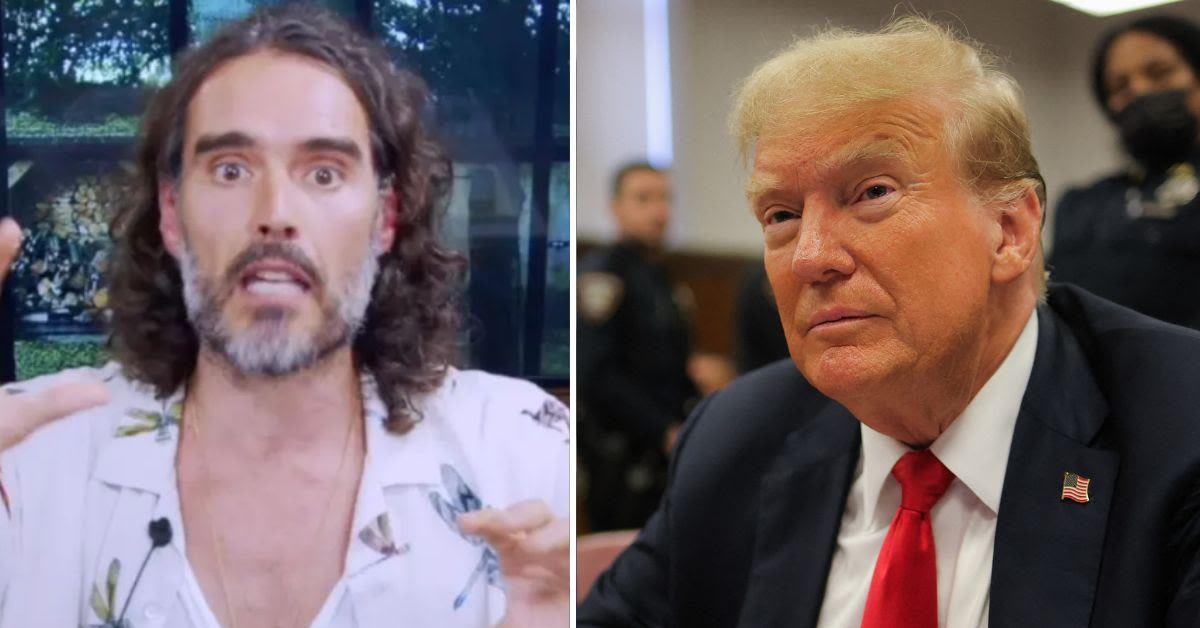 Russell Brand Believes 'Freedom-Loving Americans' Should Vote for Donald Trump Over Joe Biden in Upcoming Election