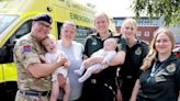 Mum who called 999 and feared she lose baby reunited with ambulance heroes
