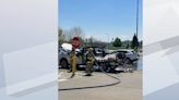 Vehicle fire in Kohl’s parking lot