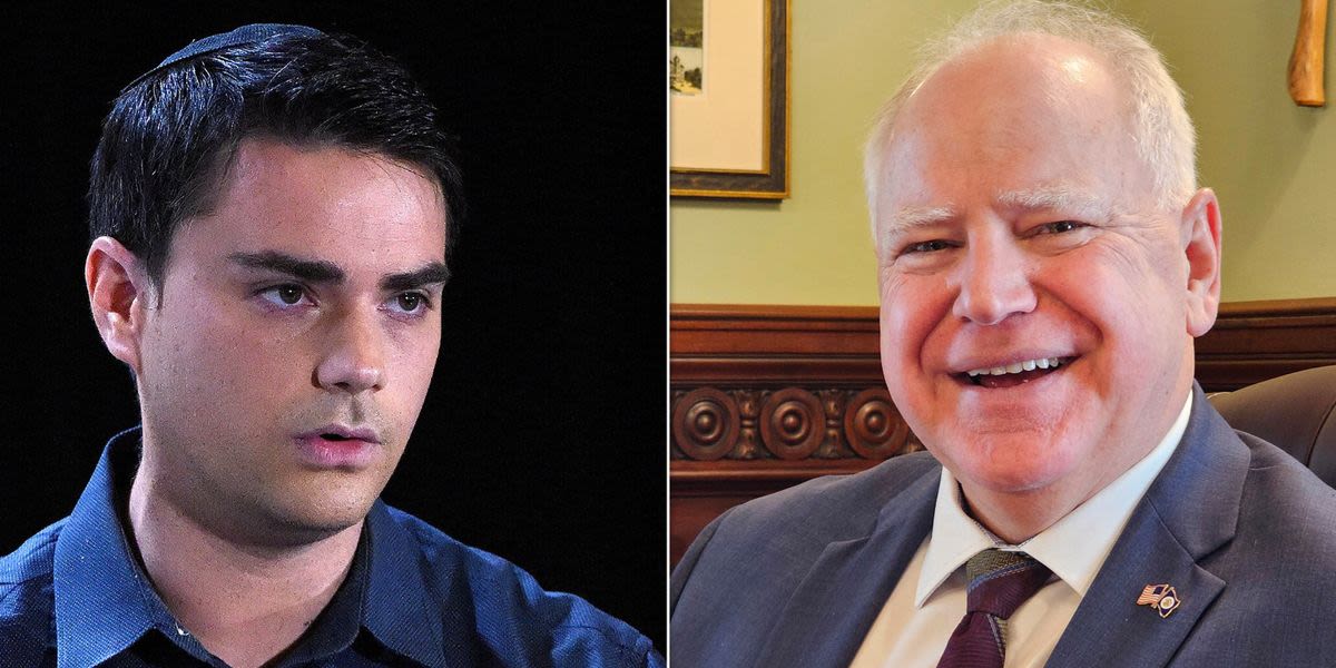 Ben Shapiro Tries — And Fails — To Insult Tim Walz With Dated Reference