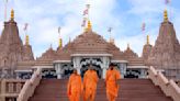 First stone-built Hindu temple in the Middle East rises in the UAE ahead of Modi's latest visit