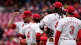 Reds pitcher Frankie Montas injured in the first inning against the Angels