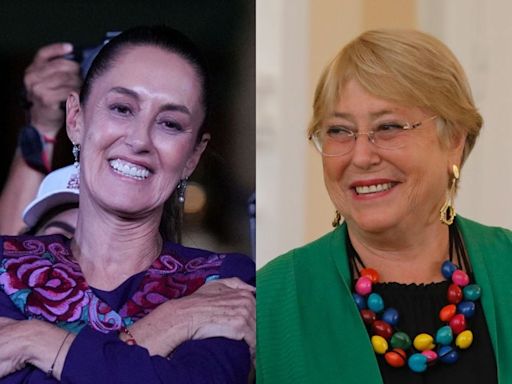 Los consejos de Michelle Bachelet a Claudia Sheinbaum, la primera mujer elegida Presidenta de México - La Tercera