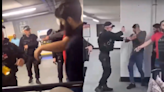 Police officer who kicked and stamped on man at Manchester Airport also filmed pepper spraying different person