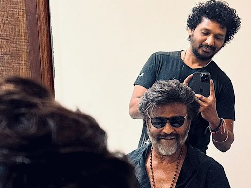 Rajinikanth’s stunning look from Coolie unveiled by director Lokesh Kanagaraj. See