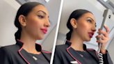 Real reason flight attendants greet passengers as they board the plane