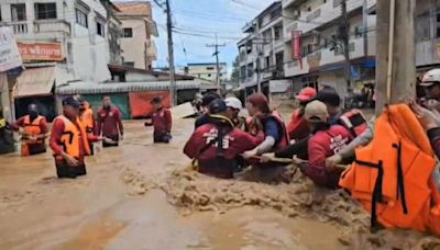 泰國清萊逢雨季又遇摩羯颱風 洪災造成9死、逾2.2萬戶受影響