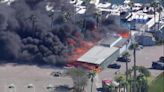 Campland on the Bay storage facility erupts in flames