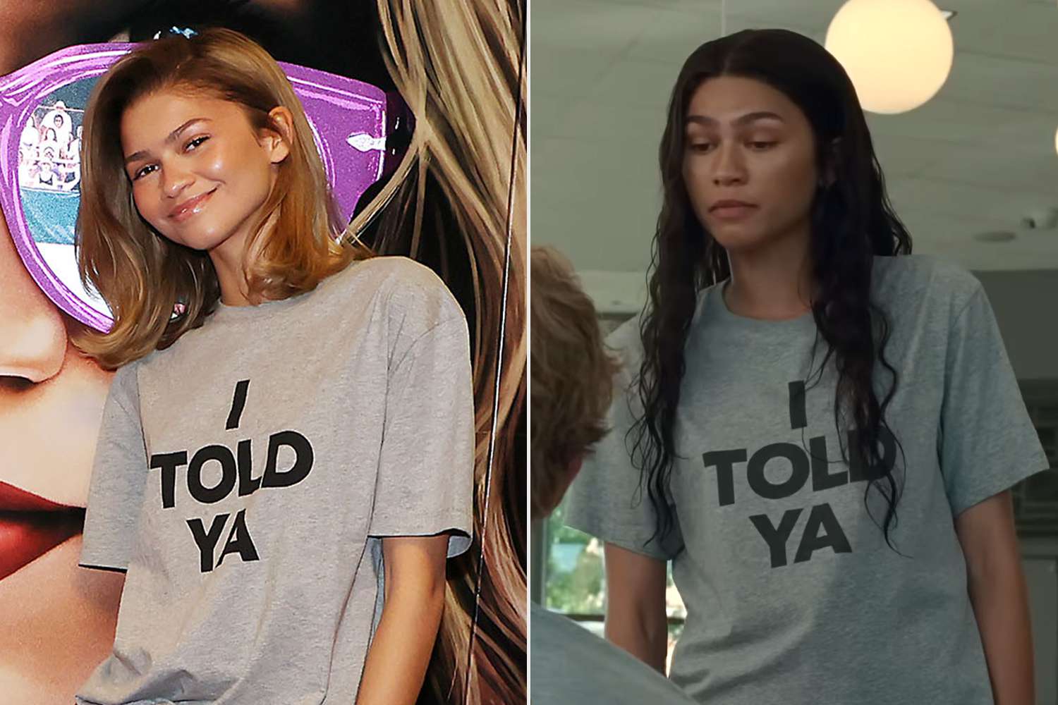 Zendaya Steps Out in ‘I Told Ya’ Shirt from “Challengers” – Which Has Surprising Link to the Kennedys