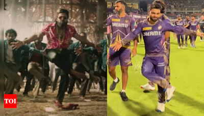 Rinku Singh performs Allu Arjun's 'Pushpa 2' dance move post IPL match | - Times of India