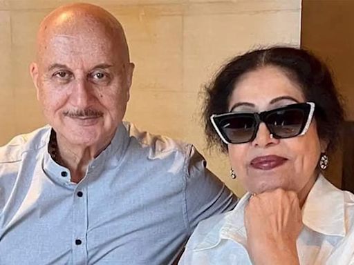 Anupam Kher opens up about his wife Kirron Kher's cancer treatment in India: 'Rishi Kapoor expressed how difficult it was for him to...' | Hindi Movie News - Times of India