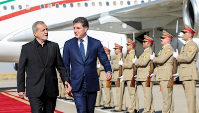 Iran president makes 'historic' visit to Iraqi Kurdistan