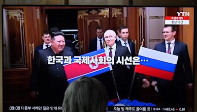 Em visita a Pyongyang, Putin diz a Kim Jong-un que 'aprecia o apoio norte-coreano' sobretudo em relação à Ucrânia