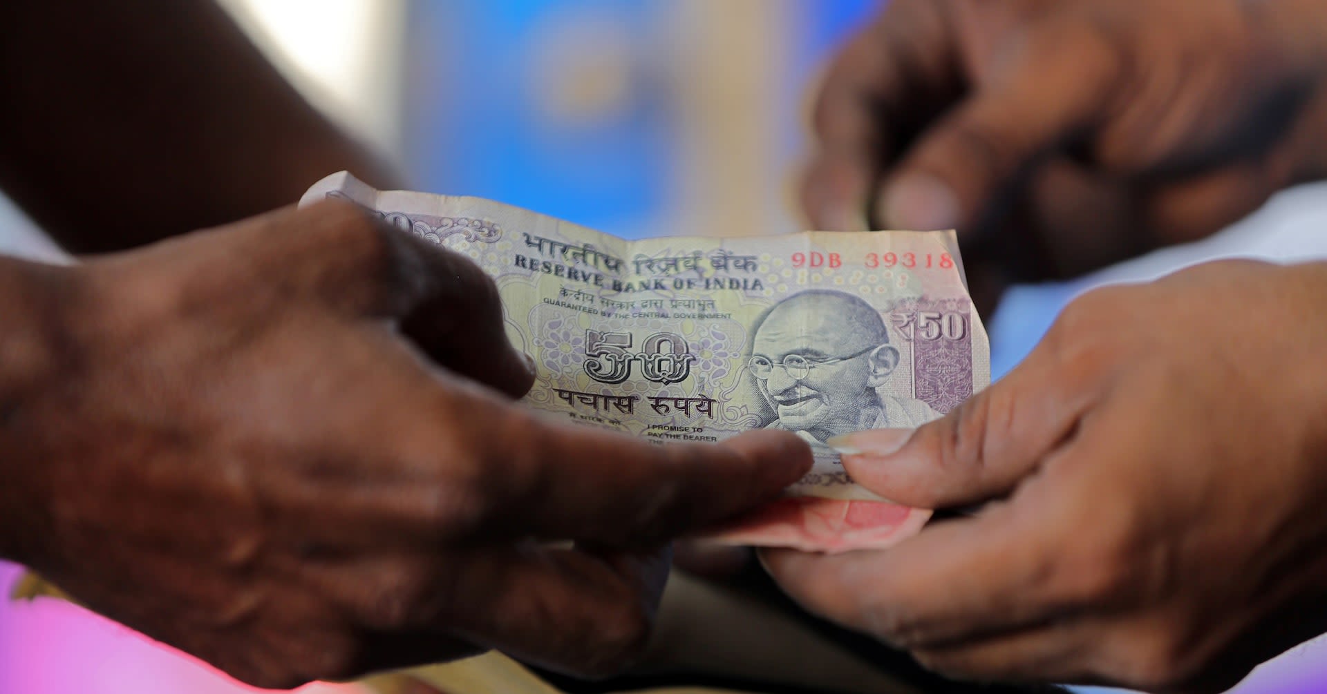 Rupee falls though Asian peers gain; forward premiums tick up