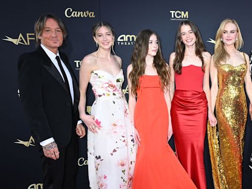 Las hijas adolescentes de Nicole Kidman debutan en la alfombra roja junto a sus padres