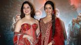 Shraddha Kapoor, Tamannaah Bhatia slay in red at launch of ’Stree 2’ song ’Aaj Ki Raat’