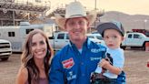 Rodeo Star Spencer Wright Honors Son Levi at His Funeral