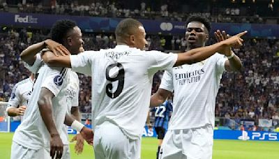 Kylian Mbappe scores on debut to help Real Madrid beat Atalanta and win Super Cup