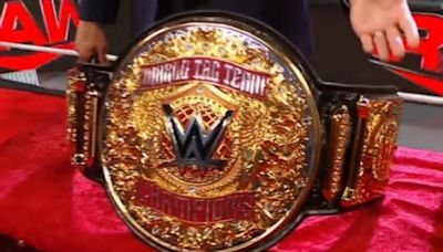 What’s the History Behind the World Tag Team Titles Presented to R Truth & Miz on RAW by Triple H?