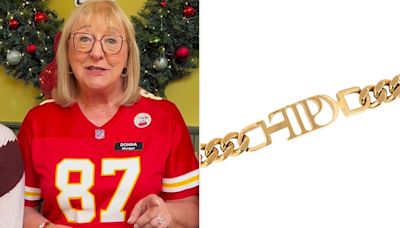 Donna Kelce Wears 'TTPD' Bracelet While Announcing Hallmark Christmas Movie