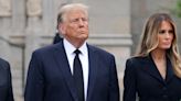 Melania Trump Stuns In White Power Suit For Formal Dinner With Her Husband & Hungarian PM