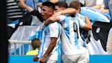 Argentina le ganó 3-1 a Irak con goles de Almada, Gondou y Fernández
