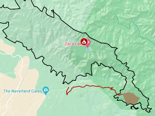 Map: Lake Fire in Santa Barbara County grows to 2nd biggest of the wildfire season