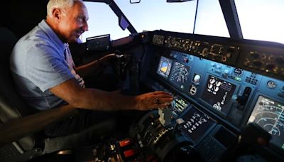 A Dallas real estate agent built a Southwest Airlines flight simulator in his garage