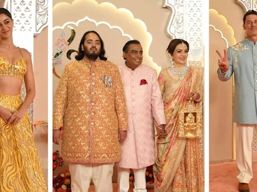 Anant Ambani-Radhika Merchant Wedding: John Cena, Ananya Panday, Sara-Ibrahim And More Baaratis Arrive
