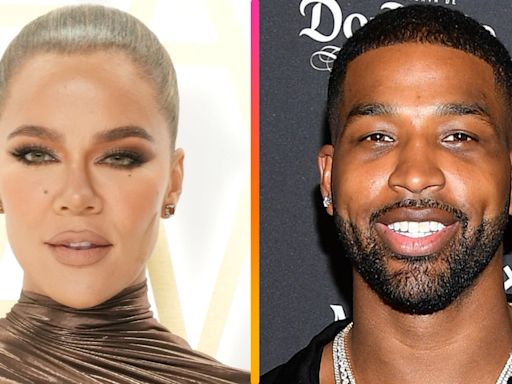 Khloé Kardashian Brings Her Kids to See Tristan Thompson in Playoffs